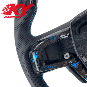 พวงมาลัยคาร์บอนไฟเบอร์แบบแข่งรถ สำหรับรถฟอร์ด แร็พเตอร์ F150 XLT F250 F350 F450 R เทรเมอร์ เรนเจอร์ เชลบี้ มัสแตง ST รุ่นคัสตอม - Product Image 2