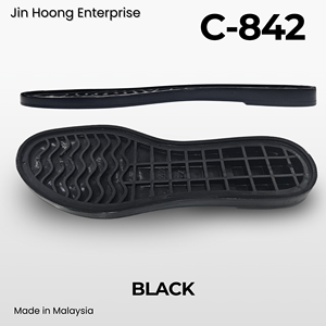 Pantuflas Jin Hoong para Mujer, Ligeras, Duraderas, Antideslizantes, con Suela de PVC C-842 Negra, Resistentes al Agua - Product Image 2