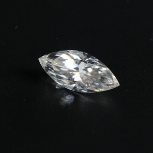 Haute qualité souper blanc <span class=keywords><strong>Marquise</strong></span> coupe laboratoire cultivé Moissanite pierres en vrac VVS/VVS1 clarté couleur jeu/feu GRA certificat - Product Image 5