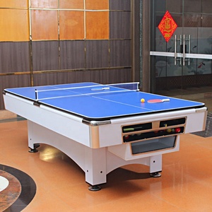 <span class=keywords><strong>7ft</strong></span> 3 trong 1 phong cách cổ điển bi-a bàn bi-a với bảng bóng bàn và bảng họp hàng đầu - Product Image 3