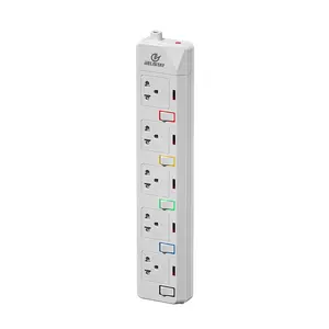 High quality phone computer Household appliances 5-way independent switch extension socket