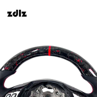 Volant de voiture pour BMW E90 E91 E92 M3 325i 330i 328i 335i Volant personnalisé en fibre de carbone forgée rouge