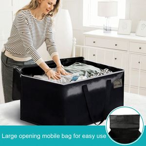 Moving Storage <b>Bags</b> with Strong Zippers & Carrying Handles Reusable Big Moving Storage <b>Bags</b> for College Dorm Travel - Product Image 3