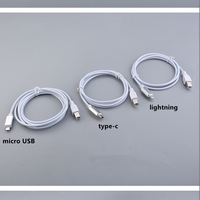 Adaptor Piano USB C kabel Printer Tipe C Micro us ke USB 2.0 tipe B Kabel pemindai Printer untuk printer