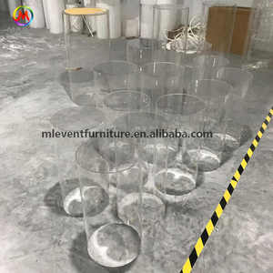 Event Supplies Decor Round Acrylic Transparent Stand Plinth Used Cake <strong>Flower</strong> <strong>Display</strong> - Product Image 4