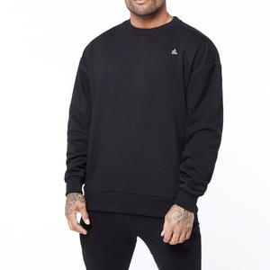 Sweat-shirts pour hommes tendance hiver à prix réduit, fournisseur direct d'usine, coupe classique, respirant, 100% coton molletonné, couleur unie, haute qualité - Product Image 3