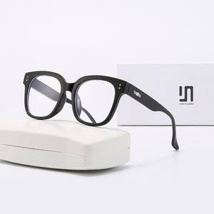 Gafas Lisha con Filtro de Luz Azul para Computadora, Montura Rectangular Completa para Hombre, Lentes con Protección Contra Luz Azul, Sin Graduación - Product Image 1