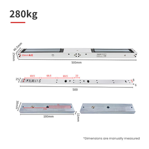 12V 電磁錠 ダブルドア用 マグネットロック 180kg/280kg/350kg/500kg 木製・防火ドア対応 高強度 - Product Image 6