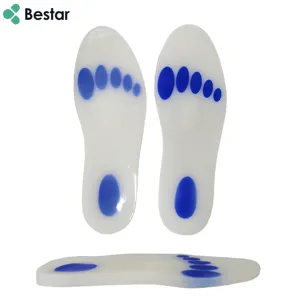 Pied orthopédique de haute qualité, gel de coupe complet, massage en silicone, gel médical, semelle intérieure de chaussure