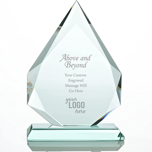 Regali di Souvenir a buon mercato all'ingrosso personalizzato nome individuale inciso trofeo di placca premio in cristallo bianco di alta qualità - Product Image 5