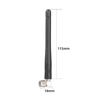 Router Inalámbrico 2.4GHz GSM con Antena WiFi de Interfaz Roscada, 5dBi de Alta Ganancia, Tipo Omni Rubber Duck para Tarjeta de Red AP, OEM Personalizado