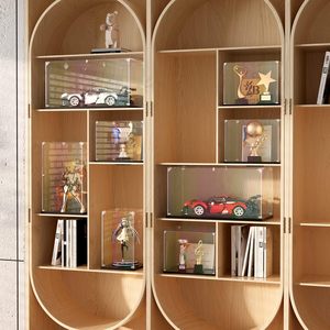 Vitrina de acrílico transparente para coleccionables figuras de acción juguetes-autoensamblar para escaparate caja de vidrio alternativa <span class=keywords><strong>tienda</strong></span> pulida - Product Image 4