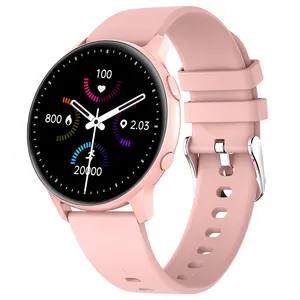 Mx1智能手表1.28英寸圆形触摸屏智能手表Ip68防水心率健康运动智能手表Mx1