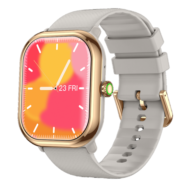 Smart Watch 1.96" AMOLED Display Bluetooth Call IP68 Waterproof Heart Rate SpO2 Monitor Fitness Tracker Smartwatch