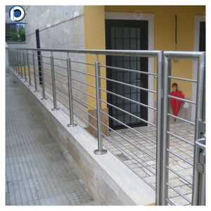 Optima Garde-corps rond pour balcon et escalier, galvanisé à chaud pour la prévention de la rouille, modèle de sécurité domestique - Product Image 1