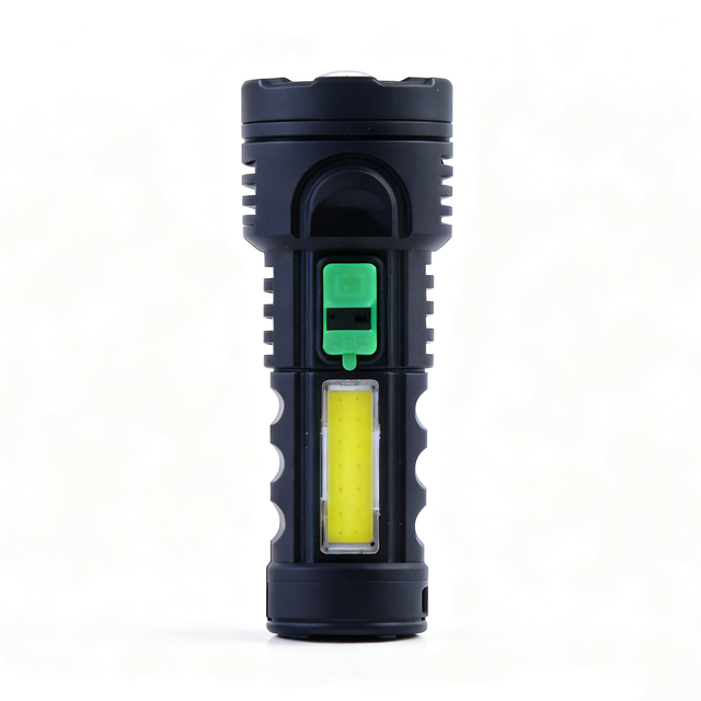 Bulk Wholesale 2-in-1 LED Flashlight COB Work Lamp 115g Lightweight USB-C Rechargeable Torch OEM ODM for Outdoor Camping Fishing