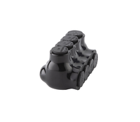 Conectores de Cable Eléctrico Negros UL QMS-S1-0-4, Conectores Multi-Tap Aislados, Terminales LUG de Entrada de un Solo Lado, UL y No UL