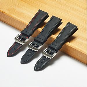 Correas de Reloj Premium Win-Win de Lona Tejida Negra, Impermeables y Transpirables <span class=keywords><strong>para</strong></span> <span class=keywords><strong>Relojes</strong></span> <span class=keywords><strong>Huawei</strong></span> de <span class=keywords><strong>Hombre</strong></span>, 20mm 22mm - Product Image 2