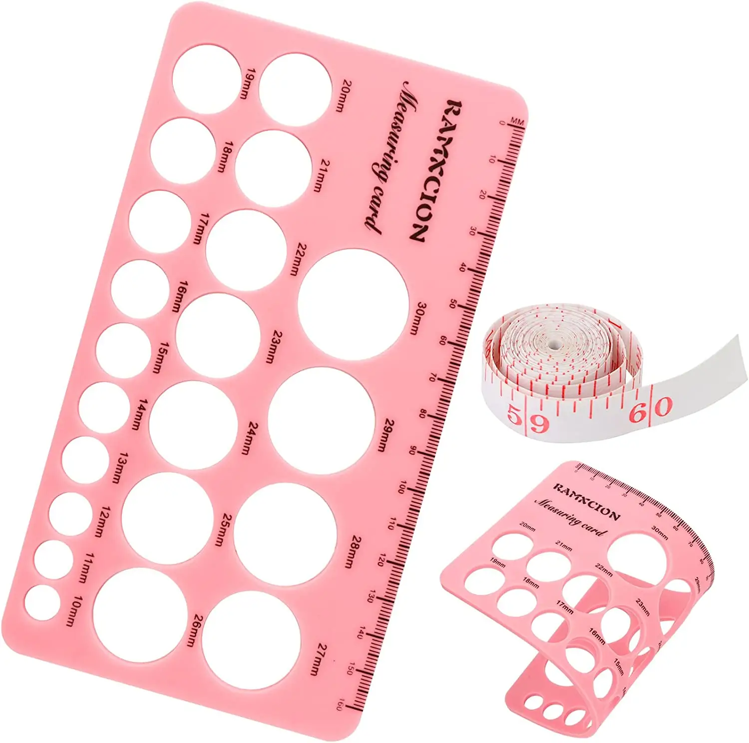 Silicone Nipples Ruler of Flange Size Measure for Nipple, Nipple Measurement Tool for Flanges Silicone and Soft in mm,