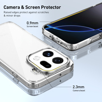 Funda Protectora Antigolpes Soonleader Ultra Transparente de TPU y PC Magnética Suave con Colores Personalizables para Oppo X9 Pro