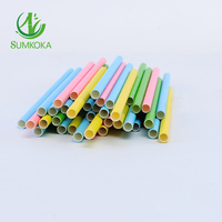 Pailles en papier biodégradables Sumkoka 6mm*210mm, prix usine personnalisé, pour fêtes, restaurants, boissons au thé Boba