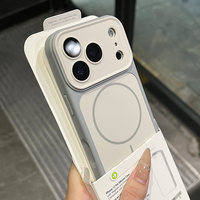 Coque de protection intégrale pour objectif d'appareil photo, finition mate, antichoc, couleur tendance, pour iPhone 17 Air, 15, 16, 17, 14, 13 Pro Max