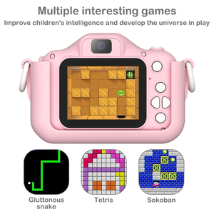 Cámara Digital HD 1080P para Niños, Mini Juguete con Diseño <span class=keywords><strong>de</strong></span> Dibujos Animados, para Selfies y Fotos con Gato, Perro y Unicornio para Niños Pequeños - Product Image 5