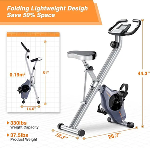 Vélo d'exercice portable <span class=keywords><strong>Techsport</strong></span> en acier pour salle de sport à domicile, vélo pliable pour usage domestique Xbike - Product Image 2