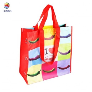 ECO Recyclable Reusable Cheap Promotional Laminated RPET Shopping <strong>Bags</strong> Cartoon Non-woven <strong>Bag</strong> Full <strong>Bag</strong> Lamination Printing 500pcs - Product Image 5