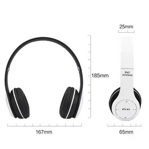 P47 Casque supra-auriculaire sans fil HD Sports Auriculares Écouteur <span class=keywords><strong>Promo</strong></span> Cadeau P47 Casque - Product Image 2