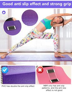 Tapete <span class=keywords><strong>de</strong></span> <span class=keywords><strong>Yoga</strong></span> Grueso, Ecológico, <span class=keywords><strong>de</strong></span> PVC Resistente, Antideslizante, para Ejercicios en Casa, Gimnasio, Pilates y Fitness - Product Image 4