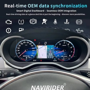 หน้าจอ LCD ขนาด 11 นิ้ว สำหรับแสดงผลมาตรวัดความเร็วแบบฝังในตัว สำหรับรถยนต์เมอร์เซเดส-เบนซ์ ML GL GLE GLS ปี 2012-2019 แดชบอร์ดอัจฉริยะ - Product Image 5