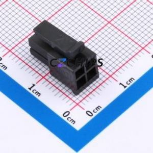 XDWF-C3030MY-2*2P Housing (Wire-to-Board / Wire-to-Wire) P=3mm Connector 2x2P 3mm 2 2 - Product Image 1