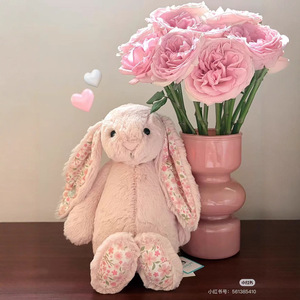 Jellycats Jc-8Bugs Bunny Series Collection Love Bugs Bunny Gold Label Peluche Rose Clair Florale Cadeau Poupée Jellycat - Product Image 3