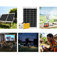Générateur électrique portable solaire rechargeable silencieux de 150 W pour le camping en plein air, avec contrôleur MPPT et batterie LiFePO4