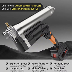 Pistolet à graisse électrique puissant avec batterie au lithium, entièrement automatique, haute pression, 24 V, rechargeable, portable, sans fil, pour excavatrice - Product Image 4
