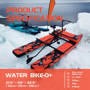 Favori yeni tasarım şişme tek su bisikleti pedalo pedallı bot yüzer bisiklet için satış - Product Image 3