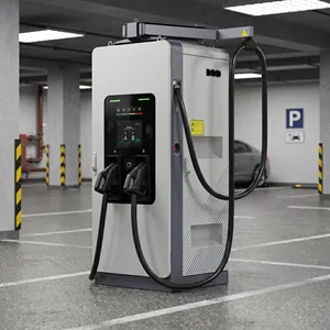 Cargador de Vehículos Eléctricos Premium Starcharge Titan V5 DC de 180kW con Gestión de Cables, Retracción Automática, Soporte de Suelo Elegante y Dispensador de Energía Automático - Product Image 2