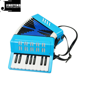 Serie de acordeón de música Jingying 2024, estilo de teclado Material ABS 17 teclas 8 bajos acordeón para niños - Product Image 6