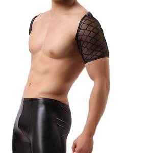 Camiseta Sexy Gay para hombre, ropa interior barata, chaleco comprimido transparente - Product Image 6