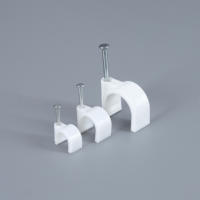 Pinces de câble en plastique de type R en nylon de haute qualité Clips de câble de tube de fil noir feu blanc personnalisé