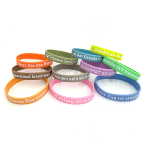 Bracelets en caoutchouc personnalisés IStapromo Gifts, 10/30/50/100 pièces, bracelets en silicone personnalisés pour la motivation, les événements, les cadeaux, le soutien - Product Image 3