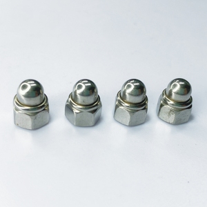 Kunststoff-Kappen-Nuss vorherrschendes Drehmoment selbstversiegelnde kuppelkappen-Nüsse dekorative runde Kopfbezug-Kuppelnüsse <span class=keywords><strong>DIN986</strong></span> - Product Image 1