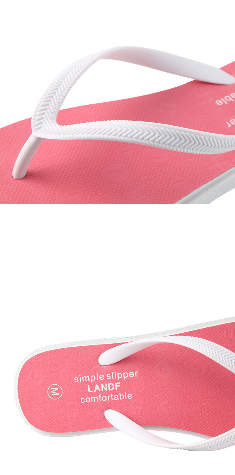 New Flip-flops Slippers Summer Outdoor Non-slip Fashion Flat Rubber Wear-resistant Beach Sandals