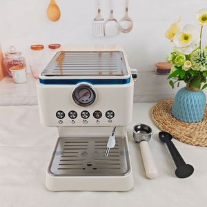 เครื่องชงกาแฟผงสีขาวพร้อมส่ง 220V 110V เครื่องชงเอสเพรสโซแบบจีน เครื่องชงกาแฟแบบเสิร์ฟเดี่ยว 1-2 หัวชง สำหรับร้านกาแฟ - Product Image 2
