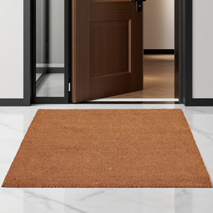 Plain Natural Woven Coco Coir Door Mat with Heavy Duty Backing <strong>Funny</strong> Coir <strong>Doormat</strong> - Product Image 1