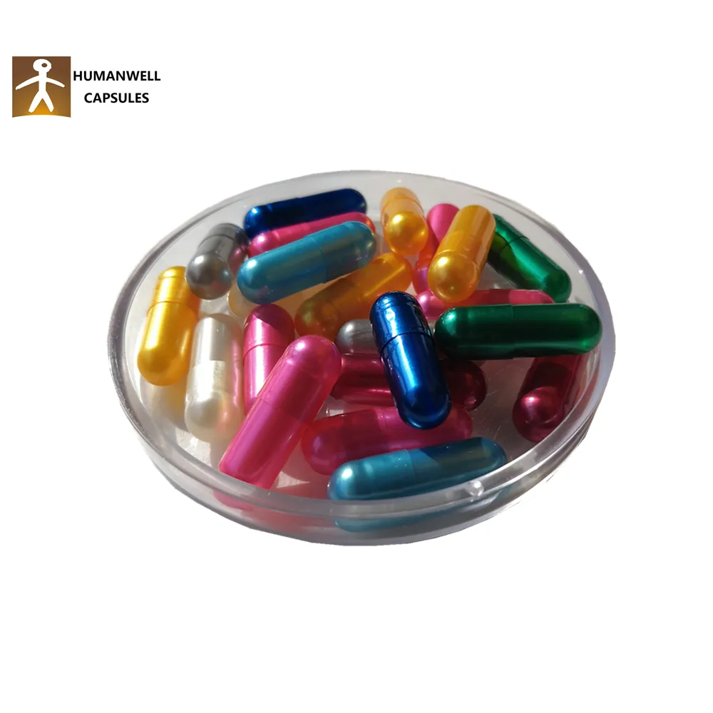 Cápsulas de pílula de gelatina personalizada, medicamentos, transparente, tamanho 000,00,0,1,2,3,4,5