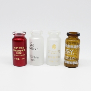 3ml 5ml 8ml Empty <b>Mini</b> Clear Glass <b>Bottles</b> for Lab Chemical Cosmetic Packaging with Screen Printed Rubber Stopper Bulk Sale - Product Image 3