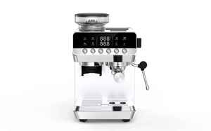 Cafetera Semiautomática a Presión Kitship CM1620, 20 Bares, Acero Inoxidable, Molinillo Ajustable, Capacidad para 10 Tazas, Eficiente Energéticamente - Product Image 2