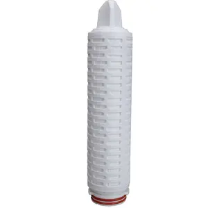 Hydrophobic PTFE Membrane Filter Cartridge 10" PTFE Filter Element For Air Gas Filtration